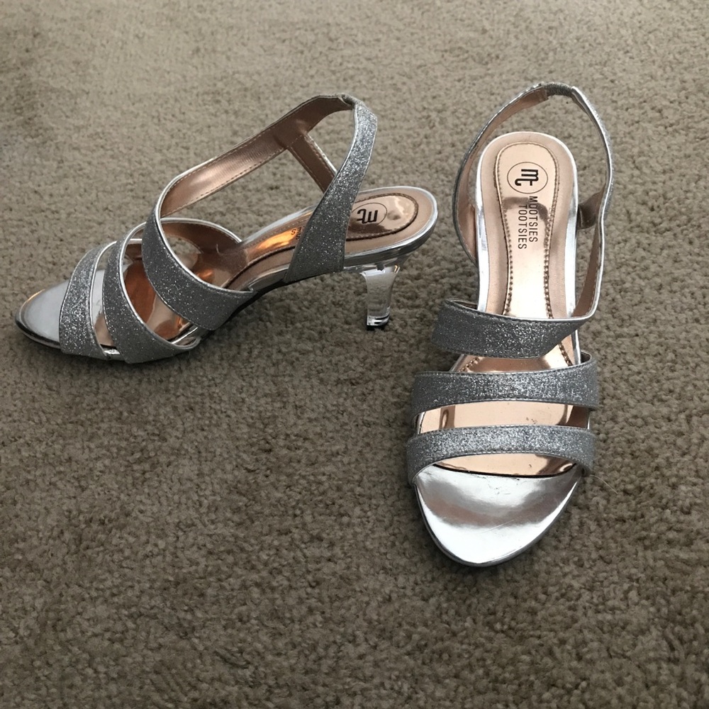 Glitter high heels